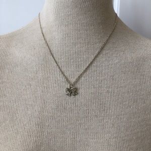 Forever 21 Diamond Bow Necklace